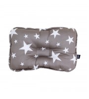 Little Seeds Baby Pillow - Milky Way Gray