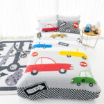 防塵蟎抗鼻敏單人四季被袋枕袋套裝 - Racing 賽車