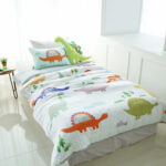 防塵蟎抗鼻敏單人四季被袋枕袋套裝 - Dino 恐龍